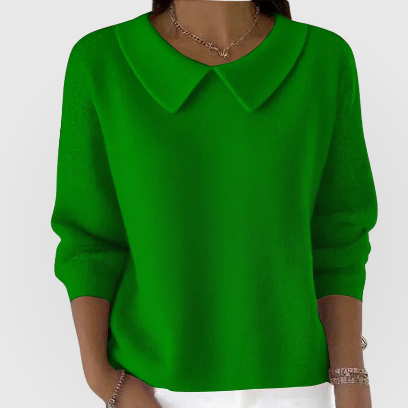 Helena | Trui met kraag split