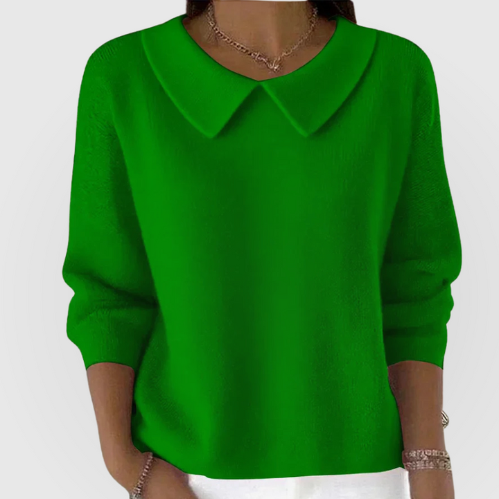 Helena | Trui met kraag split