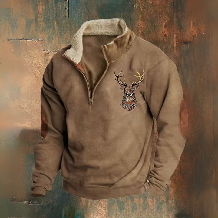 Max™️ | Sweatshirt met halve rits