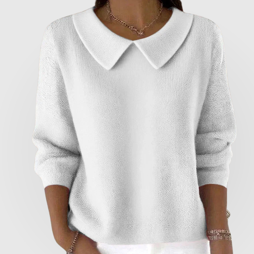 Helena | Trui met kraag split