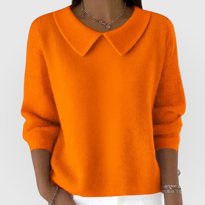 Helena | Trui met kraag split