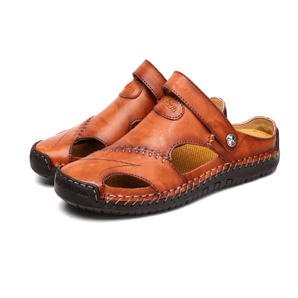 Charles™ | Orthopedische leren sandalen