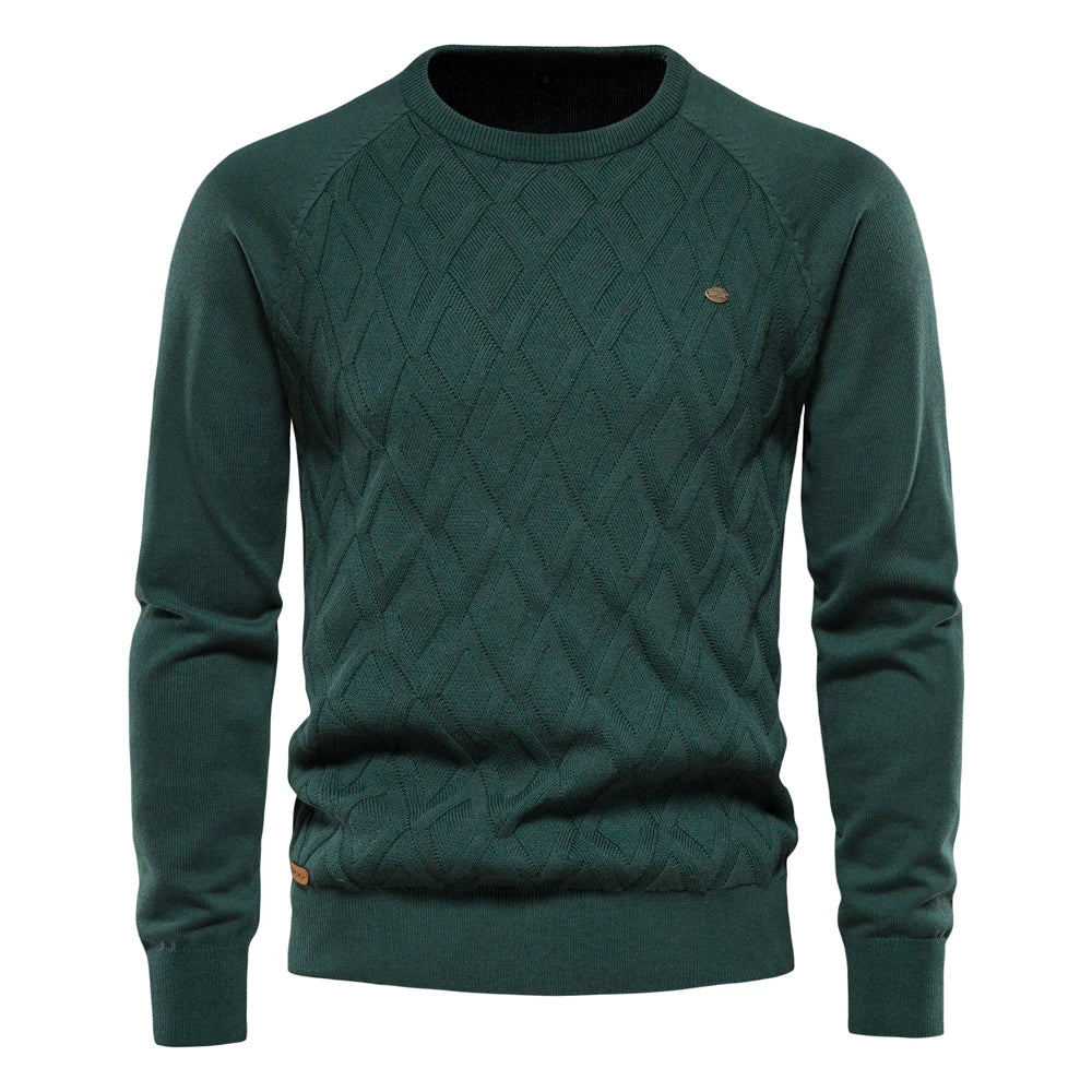 Milan™️ | Herenpullover met Ruitpatroon