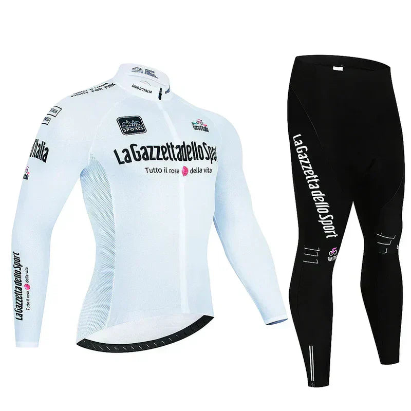 Giro d'Italia - Professioneel wielershirt met lange mouwen