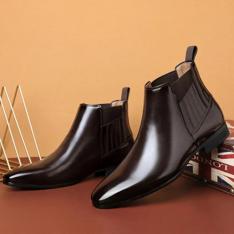Lucas™ | Klassieke Leren Chelsea Boots