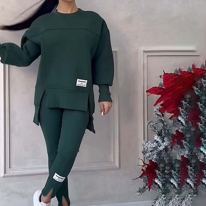 Matilda™ | Tweedelige dames set met oversized top en comfortabele legging