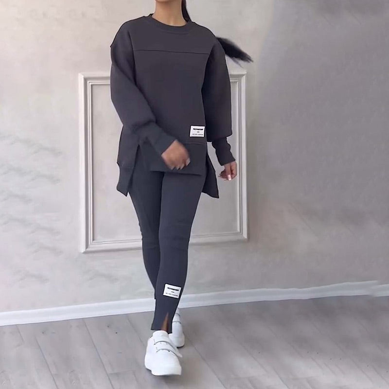 Matilda™ | Tweedelige dames set met oversized top en comfortabele legging